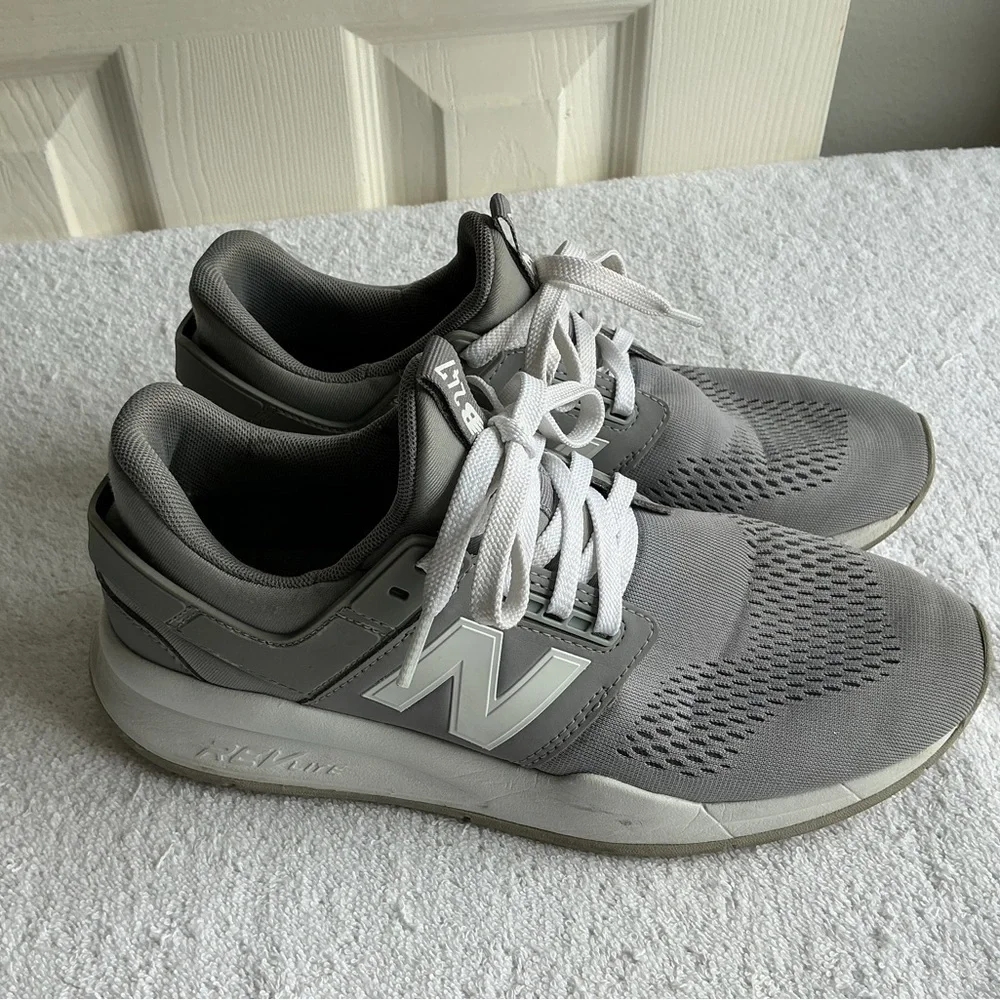 New Balance 247 Gray and White Women's Sneakers